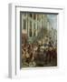 Robespierre (1758-94) and Saint-Just (1767-94) Leaving for the Guillotine, 28th July 1794, 1884-Alfred Mouillard-Framed Giclee Print