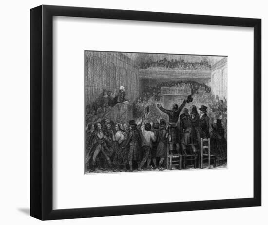 Robespierre at Jacobins-null-Framed Art Print