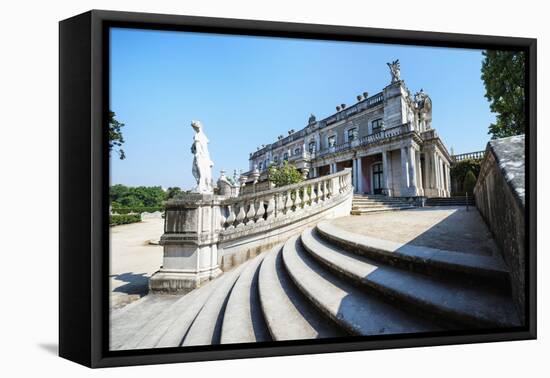 Robilion Pavilion, Royal Summer Palace of Queluz, Lisbon, Portugal, Europe-G and M Therin-Weise-Framed Stretched Canvas