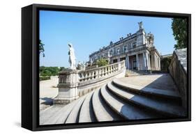 Robilion Pavilion, Royal Summer Palace of Queluz, Lisbon, Portugal, Europe-G and M Therin-Weise-Framed Stretched Canvas