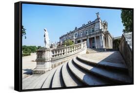 Robilion Pavilion, Royal Summer Palace of Queluz, Lisbon, Portugal, Europe-G and M Therin-Weise-Framed Stretched Canvas