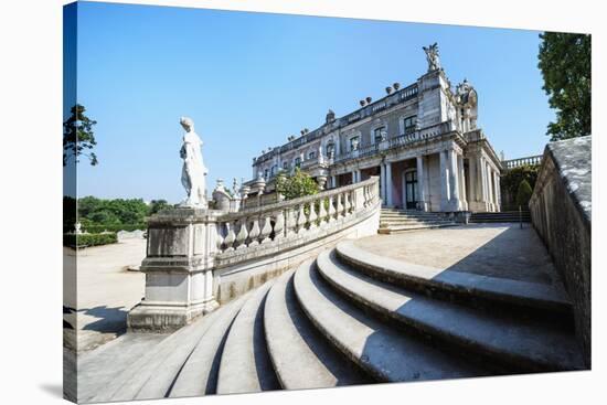 Robilion Pavilion, Royal Summer Palace of Queluz, Lisbon, Portugal, Europe-G and M Therin-Weise-Stretched Canvas