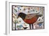 Robin Dotty Color-Jill Mayberg-Framed Giclee Print