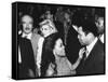 Robin Givens with Muhammad Ali, Ivana Trump and Donald Trump's Father, Fred, at Tyson-Spinks Fight-null-Framed Stretched Canvas