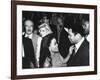 Robin Givens with Muhammad Ali, Ivana Trump and Donald Trump's Father, Fred, at Tyson-Spinks Fight-null-Framed Premium Photographic Print