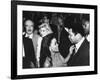 Robin Givens with Muhammad Ali, Ivana Trump and Donald Trump's Father, Fred, at Tyson-Spinks Fight-null-Framed Premium Photographic Print