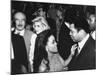 Robin Givens with Muhammad Ali, Ivana Trump and Donald Trump's Father, Fred, at Tyson-Spinks Fight-null-Mounted Premium Photographic Print