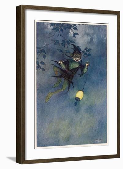 Robin Goodfellow a Sprite-Charles Folkard-Framed Art Print