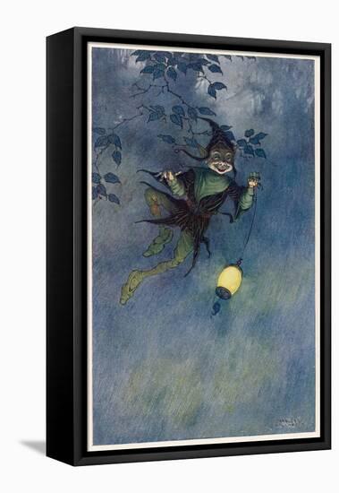 Robin Goodfellow a Sprite-Charles Folkard-Framed Stretched Canvas