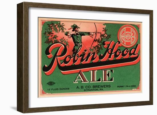 Robin Hood Ale-null-Framed Art Print