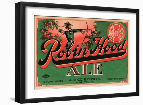 Robin Hood Ale-null-Framed Art Print