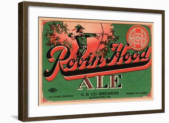 Robin Hood Ale-null-Framed Art Print