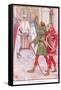 Robin Hood and Alan-A-Dale, C.1920-Walter Crane-Framed Stretched Canvas