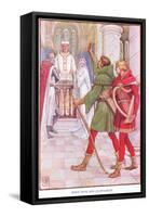 Robin Hood and Alan-A-Dale, C.1920-Walter Crane-Framed Stretched Canvas