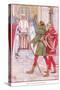 Robin Hood and Alan-A-Dale, C.1920-Walter Crane-Stretched Canvas