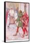 Robin Hood and Alan-A-Dale, C.1920-Walter Crane-Framed Stretched Canvas