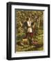 Robin Hood and Guy of Gisborne-Sir John Gilbert-Framed Giclee Print