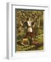 Robin Hood and Guy of Gisborne-Sir John Gilbert-Framed Giclee Print