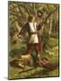 Robin Hood and Guy of Gisborne-Sir John Gilbert-Mounted Giclee Print