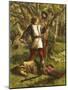 Robin Hood and Guy of Gisborne-Sir John Gilbert-Mounted Giclee Print