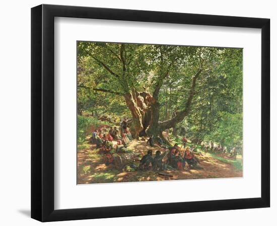 Robin Hood and His Merry Men in Sherwood Forest, 1859-Edmund Warren George-Framed Giclee Print