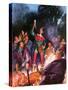 Robin Hood and His Merry Men-John Millar Watt-Stretched Canvas