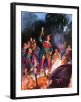 Robin Hood and His Merry Men-John Millar Watt-Framed Giclee Print