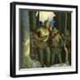 Robin Hood and His Merry Outlaws-Newell Convers Wyeth-Framed Giclee Print