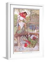 Robin Hood and Little John, C.1920-Walter Crane-Framed Giclee Print