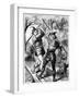 Robin Hood and Little John-English School-Framed Giclee Print