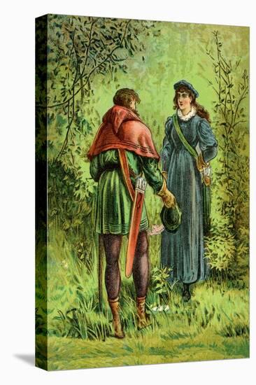 Robin Hood and Maid Marian-null-Stretched Canvas