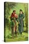 Robin Hood and Maid Marian-null-Stretched Canvas