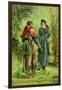 Robin Hood and Maid Marian-null-Framed Art Print