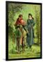 Robin Hood and Maid Marian-null-Framed Art Print