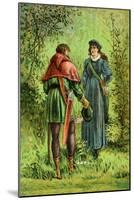 Robin Hood and Maid Marian-null-Mounted Art Print