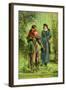 Robin Hood and Maid Marian-null-Framed Art Print