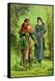 Robin Hood and Maid Marian-null-Framed Stretched Canvas