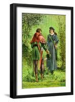 Robin Hood and Maid Marian-null-Framed Art Print