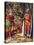 Robin Hood and Richard the Lionheart-John Millar Watt-Stretched Canvas