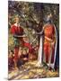 Robin Hood and Richard the Lionheart-John Millar Watt-Mounted Giclee Print