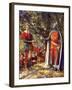 Robin Hood and Richard the Lionheart-John Millar Watt-Framed Giclee Print