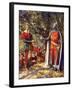 Robin Hood and Richard the Lionheart-John Millar Watt-Framed Giclee Print