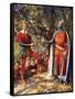 Robin Hood and Richard the Lionheart-John Millar Watt-Framed Stretched Canvas