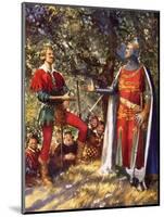 Robin Hood and Richard the Lionheart-John Millar Watt-Mounted Giclee Print