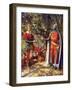 Robin Hood and Richard the Lionheart-John Millar Watt-Framed Giclee Print