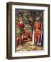 Robin Hood and Richard the Lionheart-John Millar Watt-Framed Premium Giclee Print