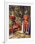 Robin Hood and Richard the Lionheart-John Millar Watt-Framed Giclee Print