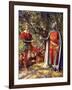 Robin Hood and Richard the Lionheart-John Millar Watt-Framed Giclee Print