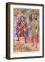 Robin Hood and the Beggar, C.1920-Walter Crane-Framed Giclee Print