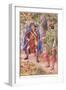 Robin Hood and the Beggar, C.1920-Walter Crane-Framed Giclee Print